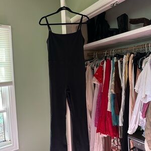 Cider Black Sleeveless Jumpsuit